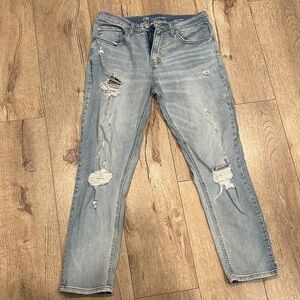 Original Use Light Blue Slim Taper Jeans